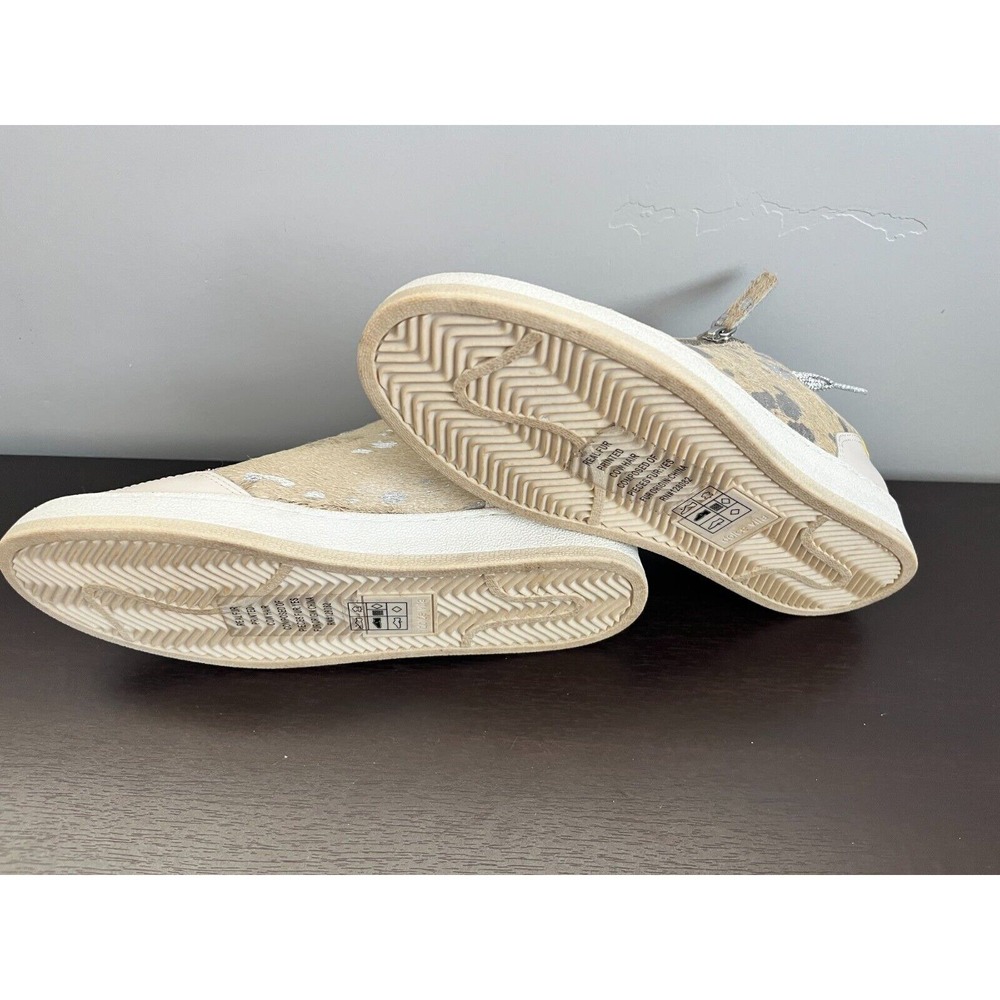 Dolce Vita Womens Miya Sz 7.5 Multi Suede Glitter Lace Up‎ Sneakers - Picture 5 of 8